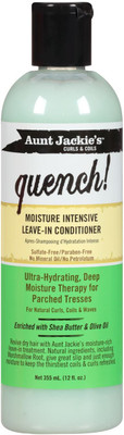 Aunt Jackie's Curls & Coils Quench Moisture Intensive Leavein Conditioner SulfateFree(355 ml)
Aunt Jackie's Curls & Coils Quench Moisture Intensive Leavein Conditioner SulfateFree(355 ml)
