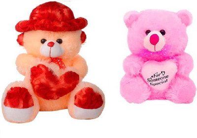 Samayra Toys Combo Offer Pack of Two Cream Teddy Bear with Cap 3 Feet & Pink Teddy Bear with Someone Special heart 40 Cm - 90 cm(Cream, Pink)
Samayra Toys Combo Offer Pack of Two Cream Teddy Bear with Cap 3 Feet & Pink Teddy Bear with Someone Special heart 40 Cm - 90 cm(Cream, Pink)