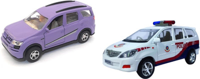 The Game Begins Combo Toys of Mahindra XUV 500 Car and Police Car | Miniature Car Toys | Pull back and go | Purple,White -Combo Pack of 2 Toys(Purple, White)
The Game Begins Combo Toys of Mahindra XUV 500 Car and Police Car | Miniature Car Toys | Pull back and go | Purple,White -Combo Pack of 2 Toys(Purple, White)