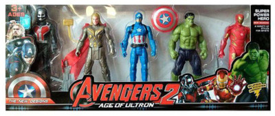 Deeta Avengers 2 Action Figures 5 in 1 Toy figures for kids (Multicolor)(Multicolor)
Deeta Avengers 2 Action Figures 5 in 1 Toy figures for kids (Multicolor)(Multicolor)