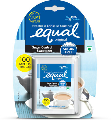Equal Sugar Control Tablet Aspartame 110 Tablets Pack of 3 Sweetener(110 Tablets, Pack of 3)
Equal Sugar Control Tablet Aspartame 110 Tablets Pack of 3 Sweetener(110 Tablets, Pack of 3)