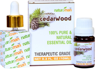 Naturoman Cedar Wood Pure and Natural Essential Oil for Soothe Dry Scalp, Cough Relief & Therapeutic Grade(10 ml)
Naturoman Cedar Wood Pure and Natural Essential Oil for Soothe Dry Scalp, Cough Relief & Therapeutic Grade(10 ml)