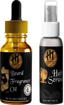 HUMAN TOUCH Beard Fragrance Oil & Hair Serum pack of 2(Set of 2)
HUMAN TOUCH Beard Fragrance Oil & Hair Serum pack of 2(Set of 2)