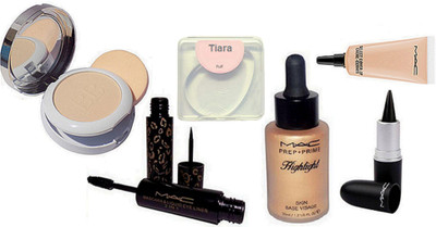 tiara Silicon Puff ,Compact ,Stick Kaj.,Mac Select Cover up Concealer , Prep+Prime Highlighter , 2 in 1 Eyeliner & Mascara , Eyelashes(Set of 7)
tiara Silicon Puff ,Compact ,Stick Kaj.,Mac Select Cover up Concealer , Prep+Prime Highlighter , 2 in 1 Eyeliner & Mascara , Eyelashes(Set of 7)