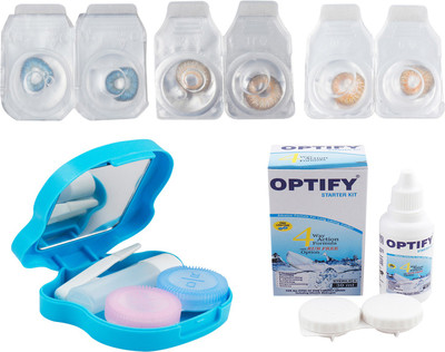 Optify Combo Pack Monthly Color Contact Lens with Kit (OP-535-Blue-Hazel-Honey-3) Monthly Contact Lens(1, Blue-Hazel-Honey, Pack of 3)
Optify Combo Pack Monthly Color Contact Lens with Kit (OP-535-Blue-Hazel-Honey-3) Monthly Contact Lens(1, Blue-Hazel-Honey, Pack of 3)