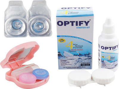 Optify Combo Pack Monthly Color Contact Lens with Kit (OP-610-Blue-1) Monthly Contact Lens(1, Blue, Pack of 1)
Optify Combo Pack Monthly Color Contact Lens with Kit (OP-610-Blue-1) Monthly Contact Lens(1, Blue, Pack of 1)