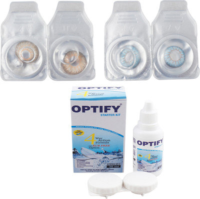 Optify Combo Pack Monthly Color Contact Lens with Kit (OP-754-Brown-Sky Blue-2) Monthly Contact Lens(1, Brown-Sky Blue, Pack of 2)
Optify Combo Pack Monthly Color Contact Lens with Kit (OP-754-Brown-Sky Blue-2) Monthly Contact Lens(1, Brown-Sky Blue, Pack of 2)