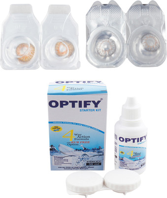 Optify Combo Pack Monthly Color Contact Lens (OP-149-Honey-Grey-2) Monthly Contact Lens(1, Honey-Grey, Pack of 2)
Optify Combo Pack Monthly Color Contact Lens (OP-149-Honey-Grey-2) Monthly Contact Lens(1, Honey-Grey, Pack of 2)