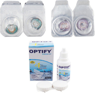 Optify Combo Pack Monthly Color Contact Lens (OP-427-Tarquise-Voilet -2) Monthly Contact Lens(1, Tarquise-Voilet, Pack of 2)
Optify Combo Pack Monthly Color Contact Lens (OP-427-Tarquise-Voilet -2) Monthly Contact Lens(1, Tarquise-Voilet, Pack of 2)