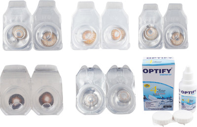 Optify Combo Pack Monthly Color Contact Lens with Kit (OP-119-Hazel-Honey-Gold-Brown-Grey-5) Monthly Contact Lens(1, Hazel-Honey-Gold-Brown-Grey, Pack of 5)
Optify Combo Pack Monthly Color Contact Lens with Kit (OP-119-Hazel-Honey-Gold-Brown-Grey-5) Monthly Contact Lens(1, Hazel-Honey-Gold-Brown-Grey, Pack of 5)
