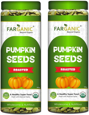 FARGANIC Pumpkin Seeds(300 g, Pack of 2)