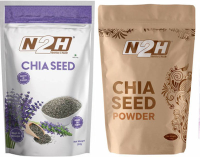 N2H Chia Seeds(300 g, Pack of 2)