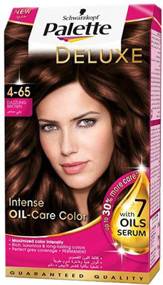 Schwarzkopf Palette Deluxe Oil- Care Color Permanent 4-65 Dazzling Brown (115ml) - Set of 2 Hair Color(Dazzling Brown)
Schwarzkopf Palette Deluxe Oil- Care Color Permanent 4-65 Dazzling Brown (115ml) - Set of 2 Hair Color(Dazzling Brown)