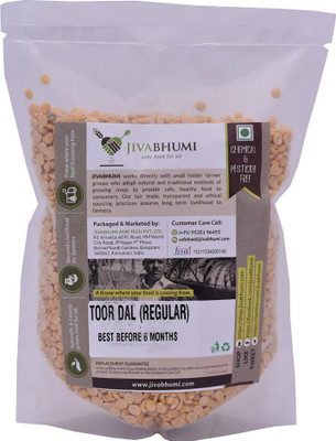 Jivabhumi Unpolished Yellow Toor Dal (Split)(2 kg)