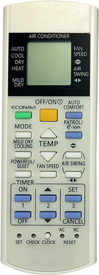 Parshwa 23 AC Remote Compatiblnic Inverter Air Conditioner Remote Controller(White)
Parshwa 23 AC Remote Compatiblnic Inverter Air Conditioner Remote Controller(White)