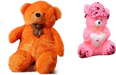 THE HIGH THINKING TOYS Combo Offer Pack of Two Brown Teddy Bear 3 Feet & Pink Teddy Bear with I love you heart 40 cm - 90 cm(Brown, Pink)
THE HIGH THINKING TOYS Combo Offer Pack of Two Brown Teddy Bear 3 Feet & Pink Teddy Bear with I love you heart 40 cm - 90 cm(Brown, Pink)
