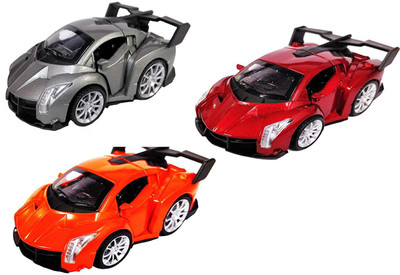 FLICK IN 1:32 Die cast Luxury Model | Pull Back Car | Metal Body | Opening Door Feature (Set of 3)(Multicolor)
FLICK IN 1:32 Die cast Luxury Model | Pull Back Car | Metal Body | Opening Door Feature (Set of 3)(Multicolor)