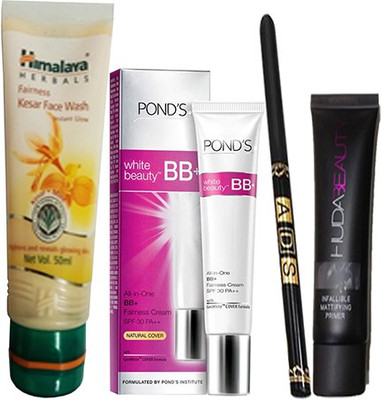 Ponds Beauty BB+ With Primer(35 ml) & Waterproof Eyeliner, Fairness Kesar Face Wash(50 g)(Set of 1)
Ponds Beauty BB+ With Primer(35 ml) & Waterproof Eyeliner, Fairness Kesar Face Wash(50 g)(Set of 1)