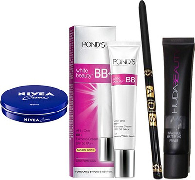 Ponds Beauty BB+ With Primer(35 ml) & Waterproof Eyeliner, Cold Cream (20ml)(Set of 1)
Ponds Beauty BB+ With Primer(35 ml) & Waterproof Eyeliner, Cold Cream (20ml)(Set of 1)