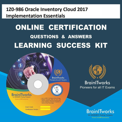 sapsmart 1Z0-986 Oracle Inventory Cloud 2017 Implementation Essentials Online Certification Learning Made Easy(DVD)
sapsmart 1Z0-986 Oracle Inventory Cloud 2017 Implementation Essentials Online Certification Learning Made Easy(DVD)