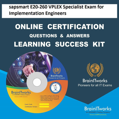 sapsmart E20-260 VPLEX Specialist Exam for Implementation Engineers Online Certification Learning Made Easy(DVD)
sapsmart E20-260 VPLEX Specialist Exam for Implementation Engineers Online Certification Learning Made Easy(DVD)
