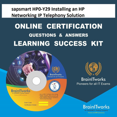 sapsmart HP0-Y29 Installing an HP Networking IP Telephony Solution Online Certification Learning Made Easy(DVD)
sapsmart HP0-Y29 Installing an HP Networking IP Telephony Solution Online Certification Learning Made Easy(DVD)