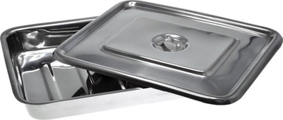 vittico (12"*8") inch stainless steel Instrument Tray With Cover Reusable Medical Tray
vittico (12"*8") inch stainless steel Instrument Tray With Cover Reusable Medical Tray