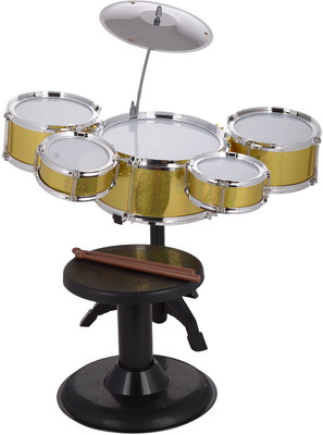 Comdaq Drum Set, White(Multicolor)
