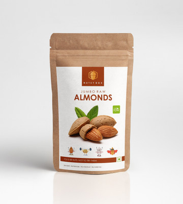 Nutsy Box Jumbo Raw California Almonds, 100% Natural (490g) Almonds(490 g, Pouch)
Nutsy Box Jumbo Raw California Almonds, 100% Natural (490g) Almonds(490 g, Pouch)