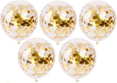 Satyam Kraft Solid (pack of 5)Pre-Filled Confetti balloon 10 Inches for Bachelorette Parties Weddings Baby Showers and Birthday party Decorations Balloon(Gold, Pack of 5)
Satyam Kraft Solid (pack of 5)Pre-Filled Confetti balloon 10 Inches for Bachelorette Parties Weddings Baby Showers and Birthday party Decorations Balloon(Gold, Pack of 5)