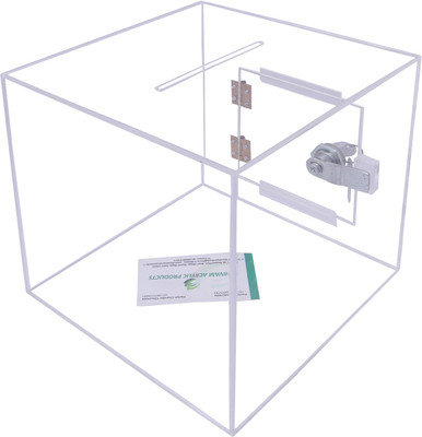 Rasper Transparent Acrylic Donation Box Drop Box Daan Patra Ballot Box (Standard Size 8x8x8 Inches, Square Shape) Premium Quality With Lock Facility Coin Bank(White)
Rasper Transparent Acrylic Donation Box Drop Box Daan Patra Ballot Box (Standard Size 8x8x8 Inches, Square Shape) Premium Quality With Lock Facility Coin Bank(White)