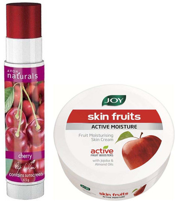 Avon Anew Naturals Lip Balm Cherry (4.5 g) With one skin fruits moisturizing cream 15 ml(Set of 2)
Avon Anew Naturals Lip Balm Cherry (4.5 g) With one skin fruits moisturizing cream 15 ml(Set of 2)