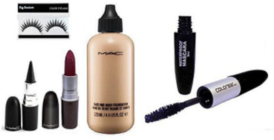 big Basket Eyelashes ,Mac Stick K., Lipstick, Face & Body Foundation, Colorbar Eyeliner and Mascara 2 in 1(Set of 5)
big Basket Eyelashes ,Mac Stick K., Lipstick, Face & Body Foundation, Colorbar Eyeliner and Mascara 2 in 1(Set of 5)