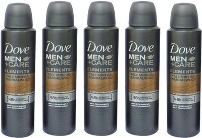 Dove Talc Mineral Sandalwood (Pack of 5) Deodorant Spray - For Men(750 ml, Pack of 5)
Dove Talc Mineral Sandalwood (Pack of 5) Deodorant Spray - For Men(750 ml, Pack of 5)