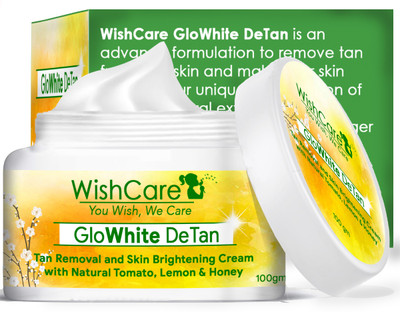 WishCare GloWhite DeTan Tan Removal and Skin Brightening Cream - Enriched with Natural Tomato, Lemon & Honey(100 g)
WishCare GloWhite DeTan Tan Removal and Skin Brightening Cream - Enriched with Natural Tomato, Lemon & Honey(100 g)