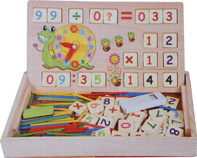 Vibgyor Vibes 2 in 1 Multi Functional Numbers and Arithmetic Symbols Along with Slate, Chalk, Duster, Counting Sticks in a Wooden Box(Multicolor)
Vibgyor Vibes 2 in 1 Multi Functional Numbers and Arithmetic Symbols Along with Slate, Chalk, Duster, Counting Sticks in a Wooden Box(Multicolor)