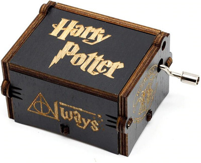 Jholmaal Black Harry Potter Hedwig Theme inspired Hand Cranked Hand Engraved Wooden Music Box For Personal Collection And Gifting! High Quality Music Box (Black Color) Music Box
Jholmaal Black Harry Potter Hedwig Theme inspired Hand Cranked Hand Engraved Wooden Music Box For Personal Collection And Gifting! High Quality Music Box (Black Color) Music Box