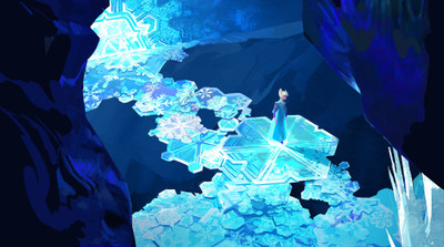 Akhuratha Poster Movie Frozen Elsa HD Wallpaper Background Fine Art Print(12 inch X 18 inch, Rolled)