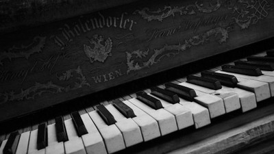 Music Piano Wall Poster Fine Art Print(12 inch X 18 inch, Rolled)