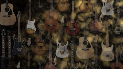 Music Guitar Wall Poster Fine Art Print(12 inch X 18 inch, Rolled)