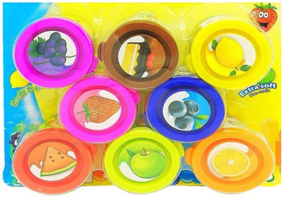 WAMA RETAILS Scented Dough, for Kids with Different Color Clay Non-Toxic and Non-Sticky for Boys and Girls Above 3 Years. (Pack of 8) Multicolor Putty Toy
WAMA RETAILS Scented Dough, for Kids with Different Color Clay Non-Toxic and Non-Sticky for Boys and Girls Above 3 Years. (Pack of 8) Multicolor Putty Toy