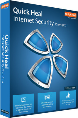 Quick Heal Internet Security 5 User 3 Years(CD/DVD)