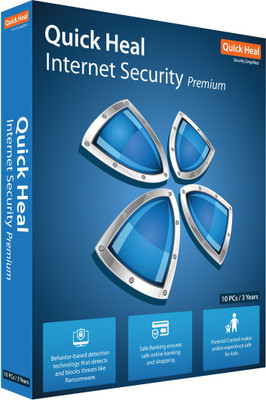 Quick Heal Internet Security 10 User 3 Years(CD/DVD)
