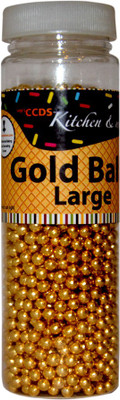 CCDS Gold Balls Large For Cake Decoration,150 grams Dragees(150 g, Neutral Vanilla Flavour)
CCDS Gold Balls Large For Cake Decoration,150 grams Dragees(150 g, Neutral Vanilla Flavour)