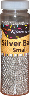 CCDS Silver Small Size Balls For Cake Decoration 125 grms Dragees(125 g, Neutral Vanilla Flavour)
CCDS Silver Small Size Balls For Cake Decoration 125 grms Dragees(125 g, Neutral Vanilla Flavour)