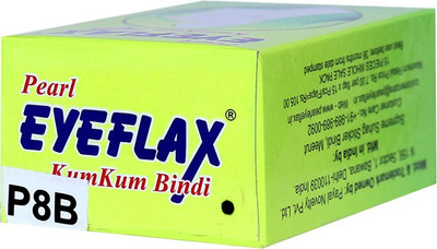 Pearl Eyeflax 2 In 1 Kumkum Black Bindi (For Single Use Only) Pack of 15 Flaps Forehead Black Bindis(Sticker)
Pearl Eyeflax 2 In 1 Kumkum Black Bindi (For Single Use Only) Pack of 15 Flaps Forehead Black Bindis(Sticker)