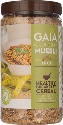 GAIA Crunchy Diet Muesli multi-grain, for a healthy, low-calorie breakfast.(1 kg, Plastic Bottle)
GAIA Crunchy Diet Muesli multi-grain, for a healthy, low-calorie breakfast.(1 kg, Plastic Bottle)