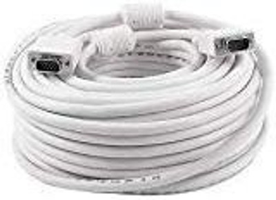 SECURITY STORE VGA To VGA- 15 Pin CABLE Compatible for PC, Laptop, Projector, LCD Monitor, HDTV (10 Meter - 32.80 Foot - 1000 cm) VGA Cable(Compatible with LAPTOP,COMPUTER,PC, White)
SECURITY STORE VGA To VGA- 15 Pin CABLE Compatible for PC, Laptop, Projector, LCD Monitor, HDTV (10 Meter - 32.80 Foot - 1000 cm) VGA Cable(Compatible with LAPTOP,COMPUTER,PC, White)