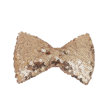 Stol'n Kids Beige Sequins Bow Hair Clip:Beige Hair Clip(Beige)