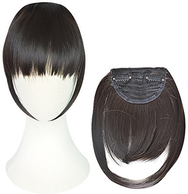RAAYA Synthetic Front Fringes Extensions for Women Hair Extension